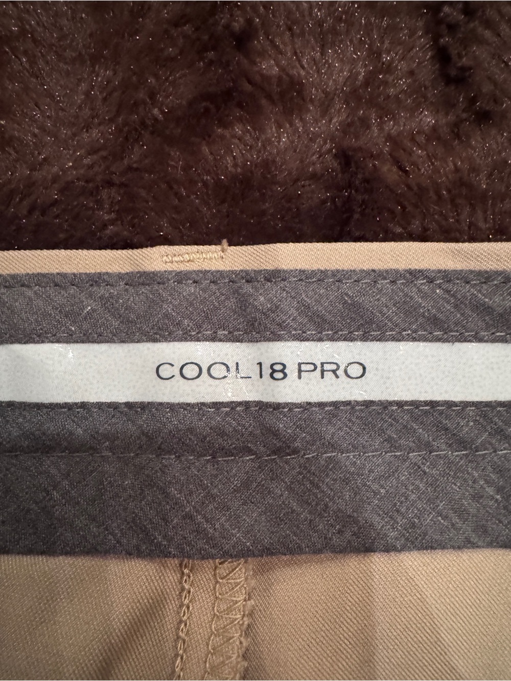 Haggar Men's Beige Dress Pants 36 x 34 - Picture 3 of 7